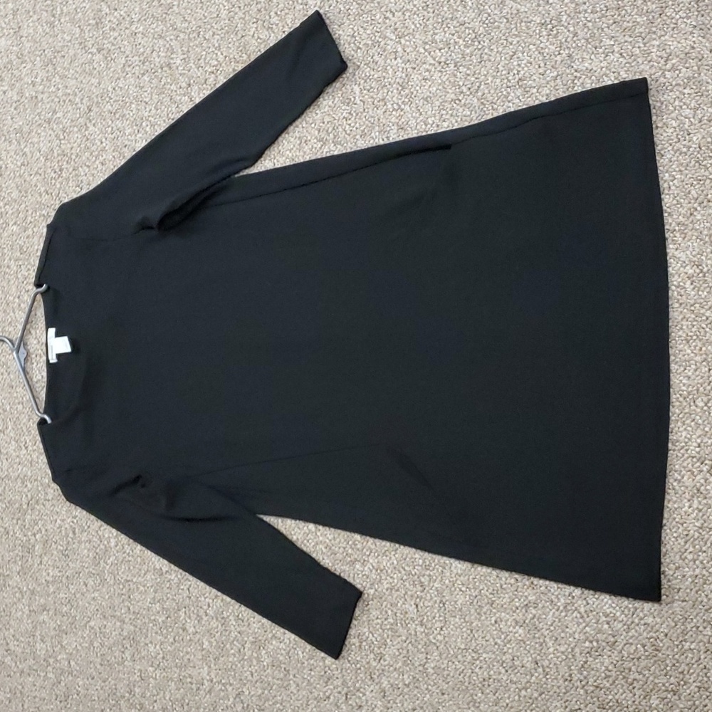 H&M Basic Black 3/4 Sleeve Dress Size Small